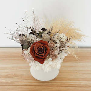 Petite Dried Flower Pot- Autumn