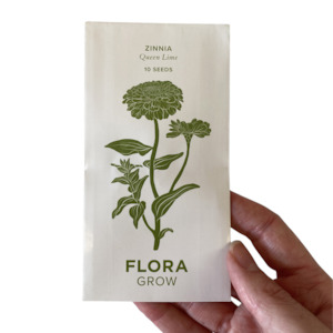 ZINNIA QUEEN LIME SEED PACK