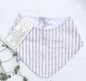 Little 12 Collection: Nude Lines Dribble Bib