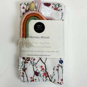 Burp Clothes: Country Garden Matchy Match Bundle