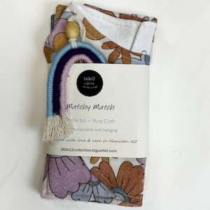 Bold Purple Vintage Floral Matchy Match Bundle