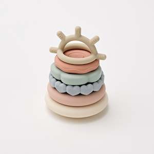 Bath Time: Silicone Stacking Tower
