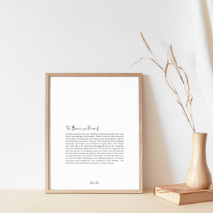 Decor: The Business You Dream Of - Print