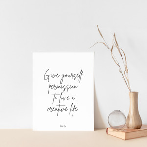 Decor: Give yourself permission