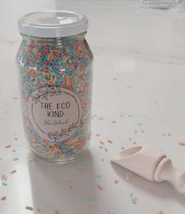 SCRABBLE SENSORY RICE - Pastel Rainbow Mix