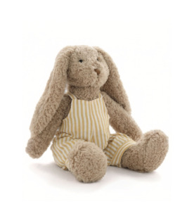 Kids Gifts: Honey Bunny Overalls - Mustard Stripe