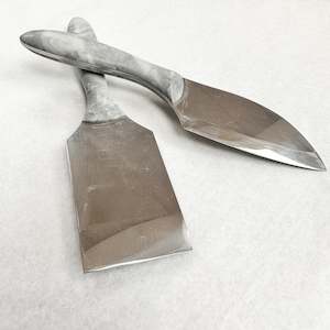 Kitchen Miscellaneous: Handcrafted Marble Cheese Knives