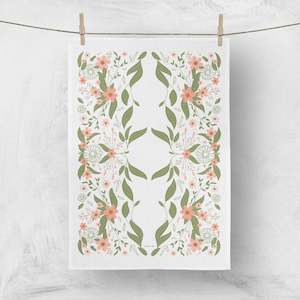 Linen Tea Towels: Soft Botanical Tea Towel