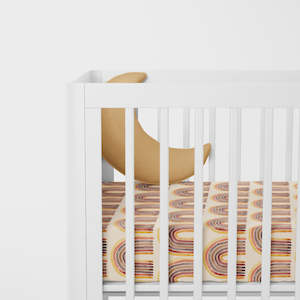 Bassinet Cot Sheets: Fitted Cot Sheet | Cotton | Holly