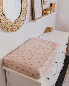 Bassinet Cot Sheets: Esther | Bassinet Sheet / Change Pad Cover