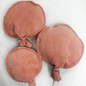 Pink Corduroy Balloon Wall Hanging