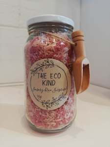 Stocking Fillers For Kids: Sensory rice surprise jar- Blush + Fushia mix