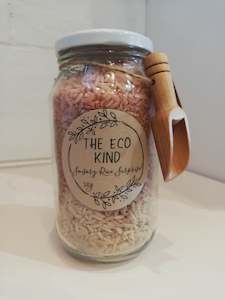 Stocking Fillers For Kids: Sensory rice surprise jar- Nude + blush