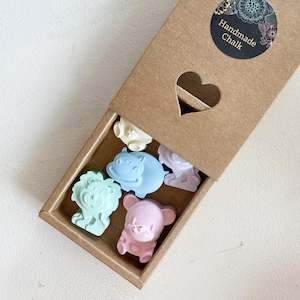 Stocking Fillers For Kids: Mini Shape Chalk Boxes - Animals
