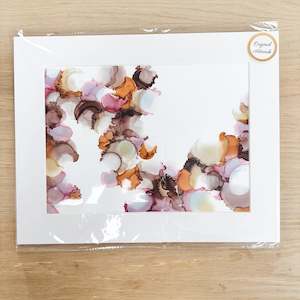 Art Home: Original Alcohol Ink Artwork - Autumn Evolution 4