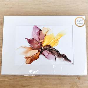 Original Alcohol Ink Artwork - Autumn Evolution 6