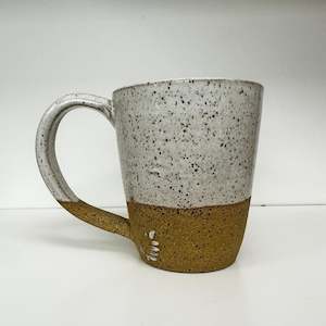 Pottery Ceramics: Handmade Pottery Mug - Speckled tan