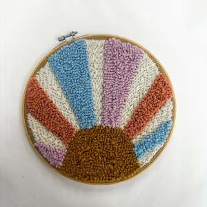 Kids Room Decor: Sunset- Embroidery Hoop