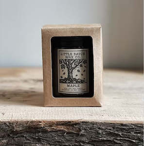 MAPLE - pure soy candle / candied pecan, vanilla and maple syrup