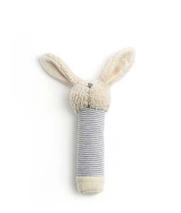 Teething Toys: Bella Bunny Rattle-Neutral