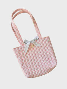 Rosa Gingham Sunday Tote