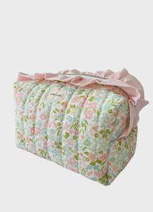 Greta Gingham Ruffle Carry-All