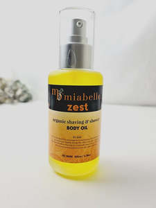 Skincare Beauty 1: Zest Organic Shower and Shaving Oil