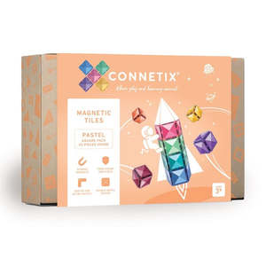 Toys Play: Connetix Pastel Square Pack - 40 piece