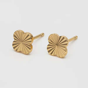 Jewellery Accessories 1: Chloe Stud - Gold Earrings
