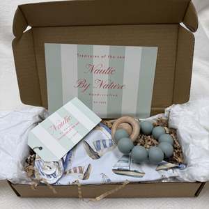 Baby Me: Bib + Teether Giftset - Boats