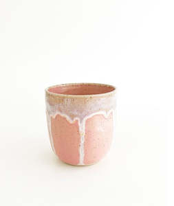 Dimple Tumbler - Rose Drip