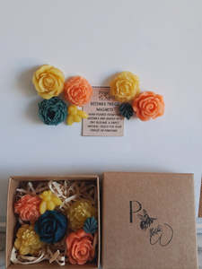 Shelf Finishers: Beeswax Fridge Magnets