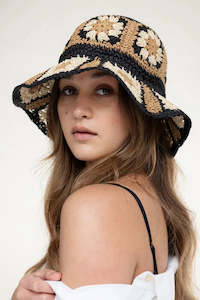 She Blooms Crochet Hat