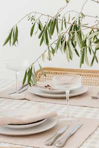 Home Lab: Ribbed Cocktail Glasses- Set 4 Clear