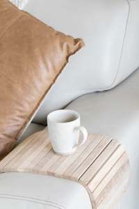 Natural Oak Armchair Side Rest