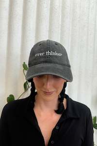 Accessories 1: Dad Cap - "Overthinker" - Black