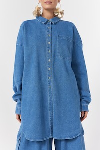 Clyde Shirt Denim - One Size