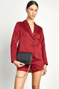 Woman All: Fox Crossbody Bag - Black Bubble