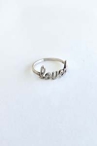 Loved Stacker Ring - Silver