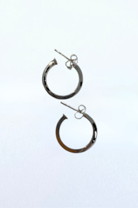 Woman All: Small Hoop Pair 1.5cm - Silver