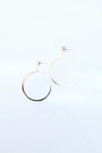 Large Hoop 5cm - Silver