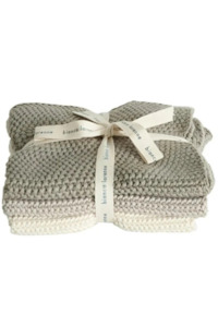Lavette Washcloths - Taupe
