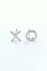 XO Studs - Silver