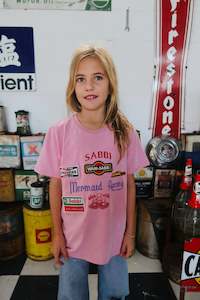 Sabbi: Kids Sabbi Racing Tee - Pink