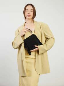 Coco Mini Bag - Black Suede