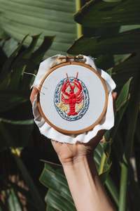 Best Selling: Embroidery Kit - Mini Lobster