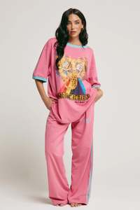 Sabbi: The Very Oversized Carnivale Tee - Pink
