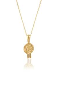 Fashion: Saint Valentine - Saint of Love Necklace - Gold