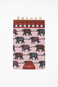 Books Games: Elephant Twin Wire Notepad