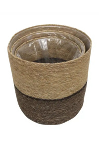Beach Outdoors: Seagrass Planter Basket